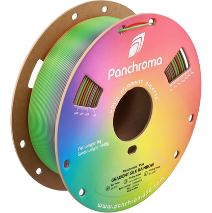 CA03034 — Gradient Silk Rainbow 1.75 mm 1 kg filament spool