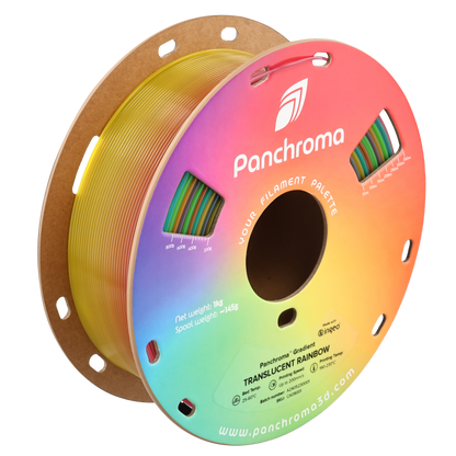 CA09001 — Translucent Rainbow 1.75 mm 1 kg filament spool