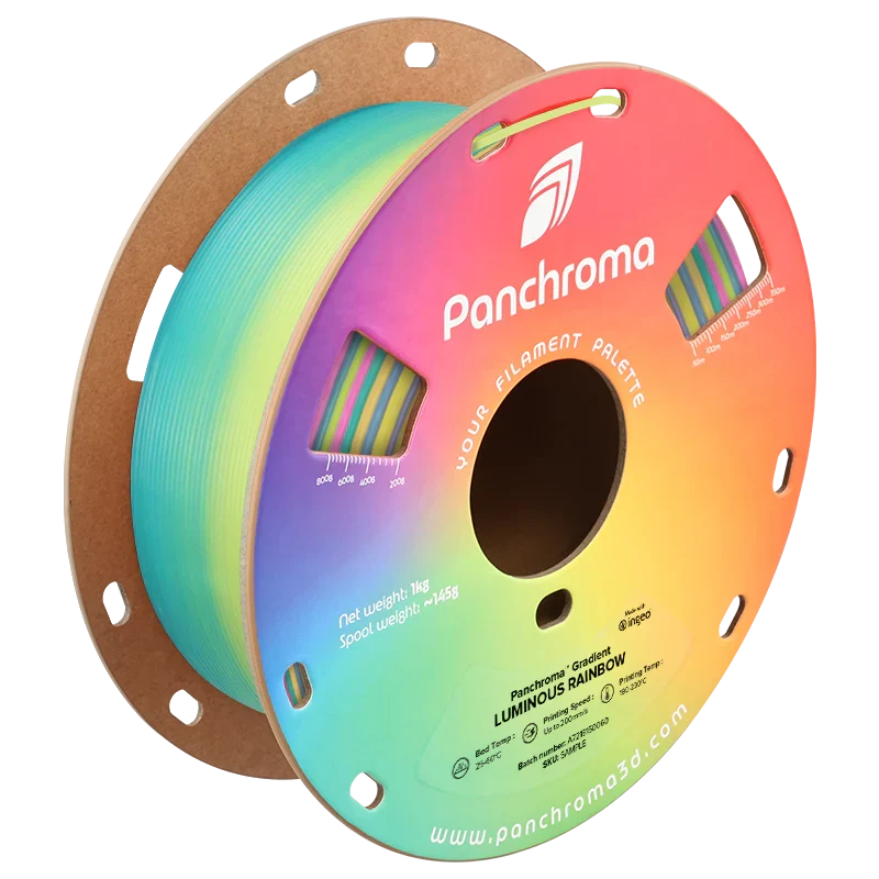 CA09003 — Luminous Rainbow 1.75 mm 1 kg filament spool