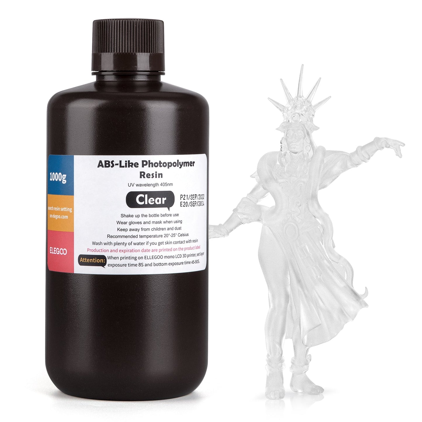 ELEGOO ABS-Like Resin V1.0 - 1kg - Clear