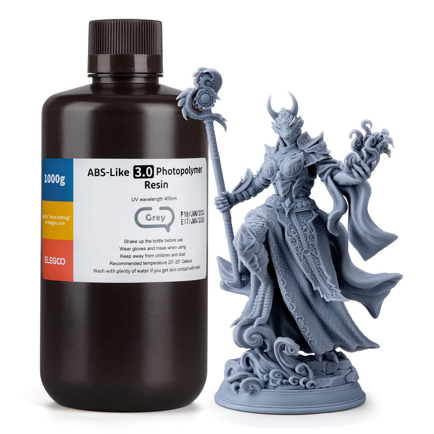 ELEGOO ABS-Like Resin V3.0 - 1kg - Grey
