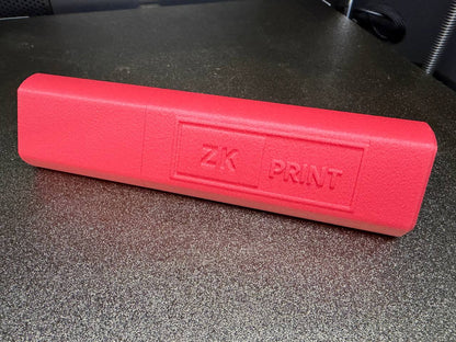 Closed red ZK Print storage case