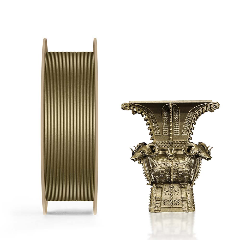 IPCON PETG CF — Bronze Gold, 1 kg — manufacturer filament colour example