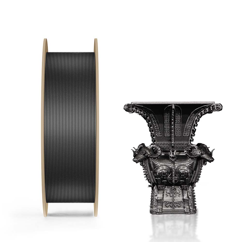 IPCON PETG CF — Forged Iron Black, 1 kg — manufacturer filament colour example