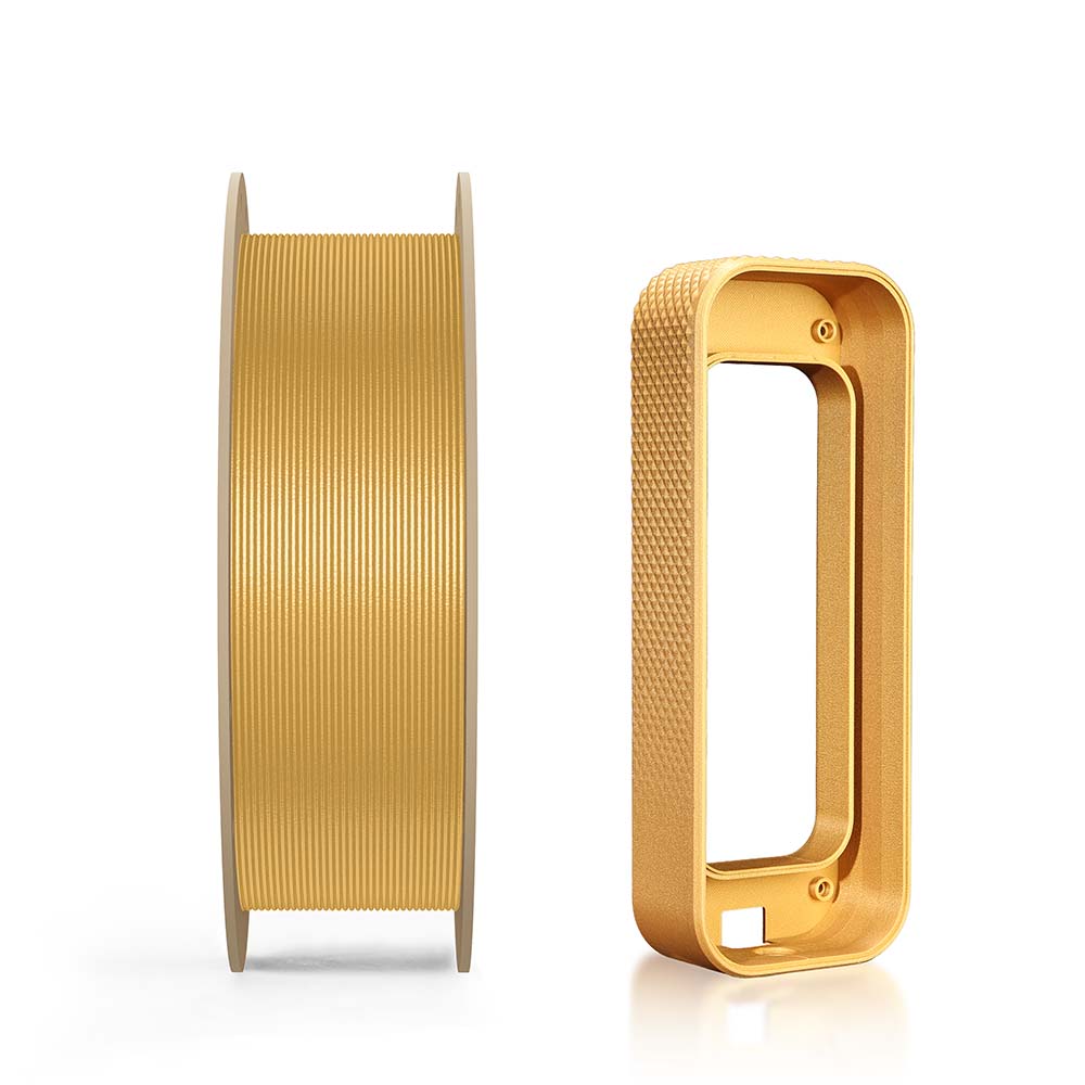 IPCON PETG GF — Gilded Sand Gold, 1 kg — manufacturer filament colour example
