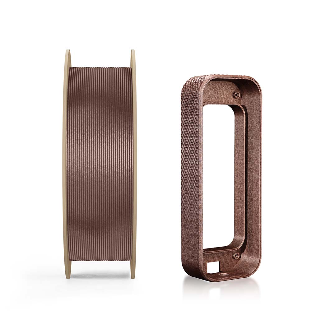 IPCON PETG GF — Ochre Brown, 1 kg — manufacturer filament colour example