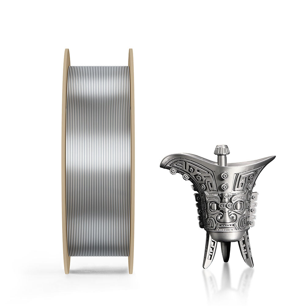 IPCON PETG Metal — Blade Silver, 1 kg — manufacturer filament colour example