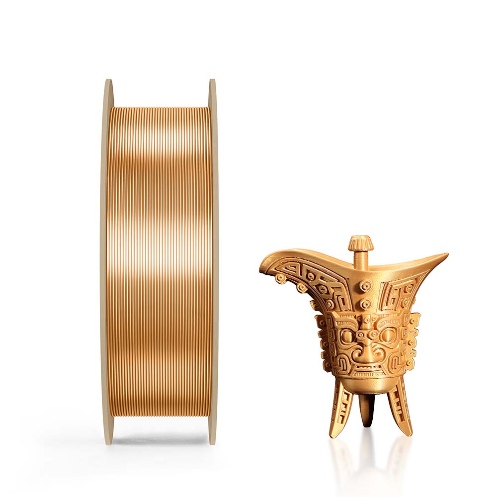 IPCON PETG Metal — Lightning Gold, 1 kg — manufacturer filament colour example