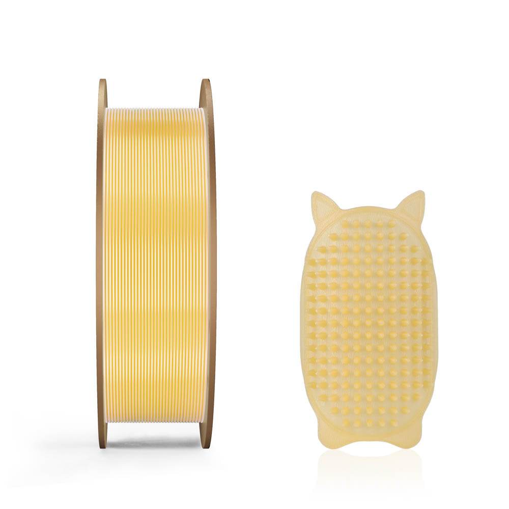 IPCON TPU 95A HS — Gosling Yellow, 1 kg — manufacturer filament colour example