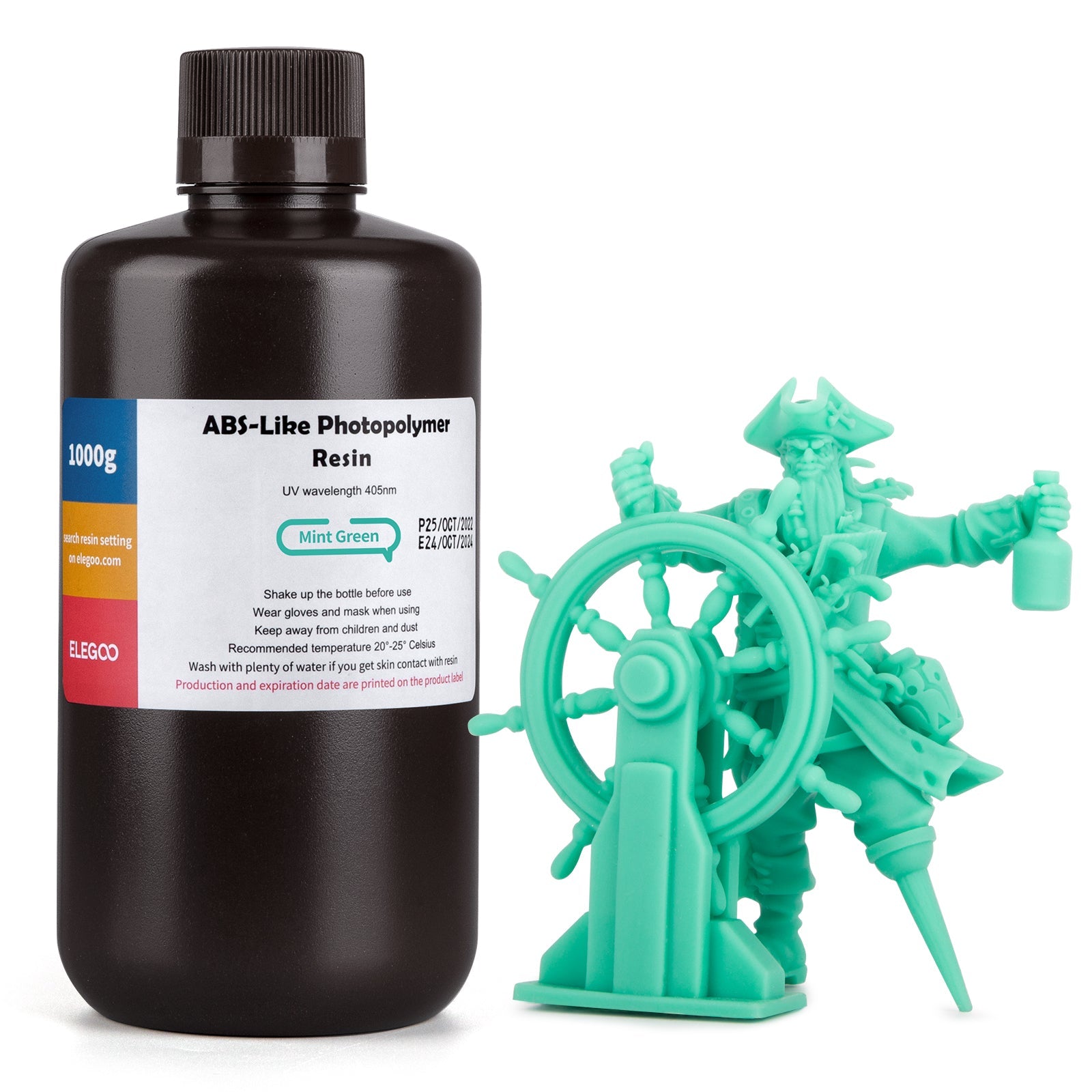 ELEGOO ABS-Like Resin V1.0 - 1kg - Mint Green