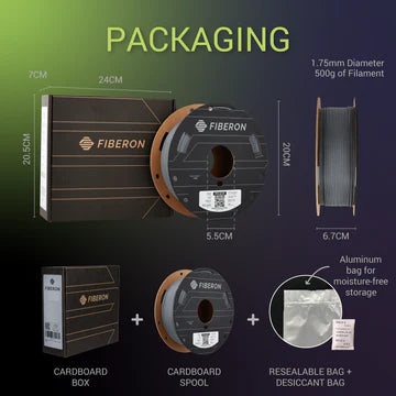 Polymaker Fiberon PPS-GF20 – Glass Fibre Reinforced, Flame-Retardant 3D Printing Material 500g