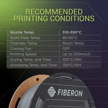 Polymaker Fiberon PPS-GF20 – Glass Fibre Reinforced, Flame-Retardant 3D Printing Material 500g