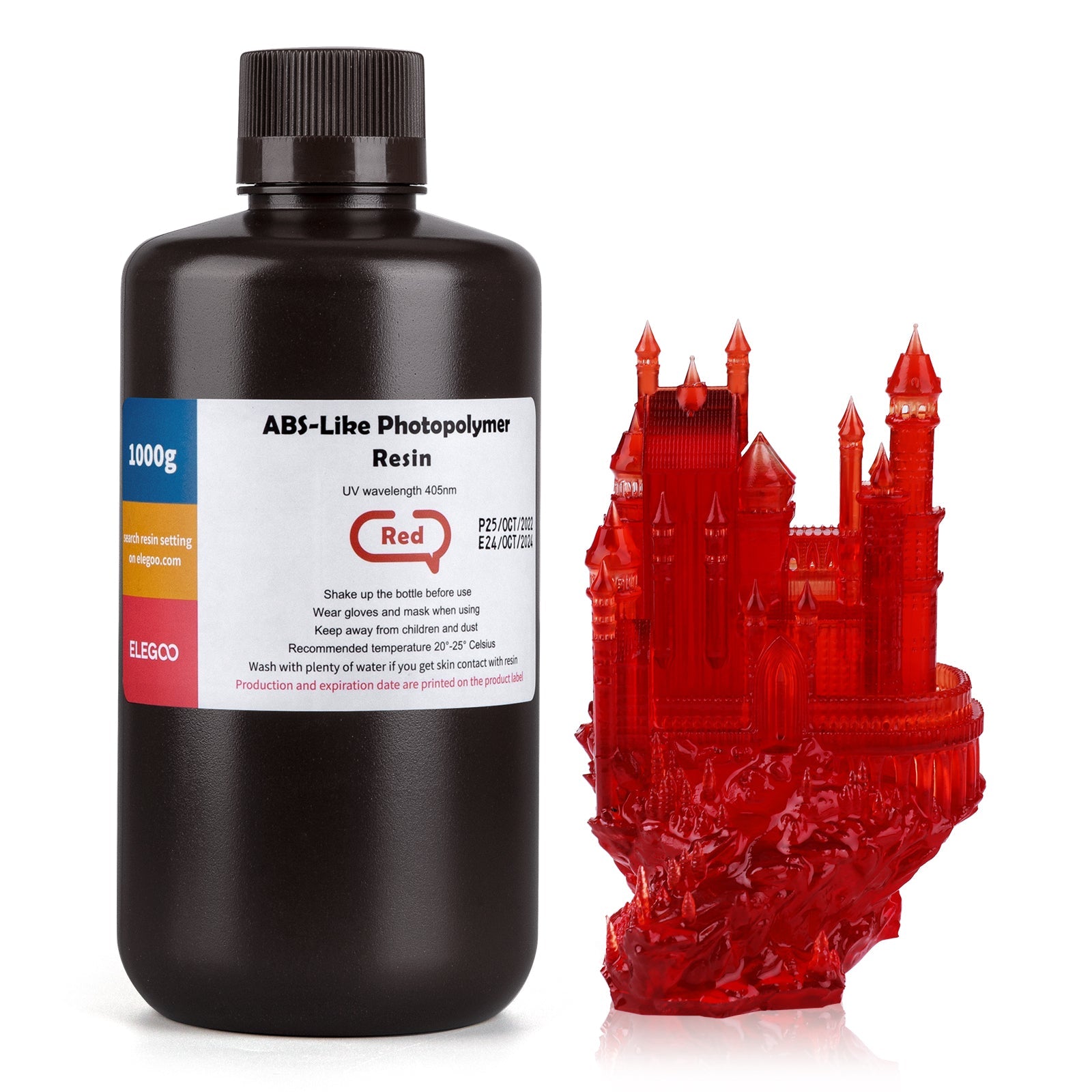 ELEGOO ABS-Like Resin V1.0 - 1kg - Red
