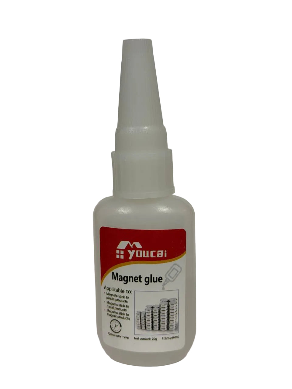 Youcai Magnet Glue 20 g bottle front label